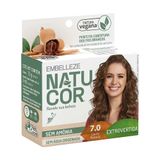 Tinta De Cabelo Natucor Louro Natural 7.0 12g