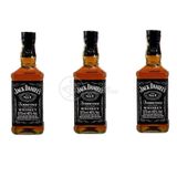 Kit 3 Whisky Jack Daniel&#39;s Old No.1 Original 375ml Uísque