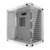 Gabinete Gamer Motospeed Hyrax, Atx, Frente E Lateral Em Vidro Temperado, Branco - Hgb700w