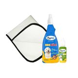 Kit Tapete Pet 3 Un M 60x80cm + Spray Educador Canino