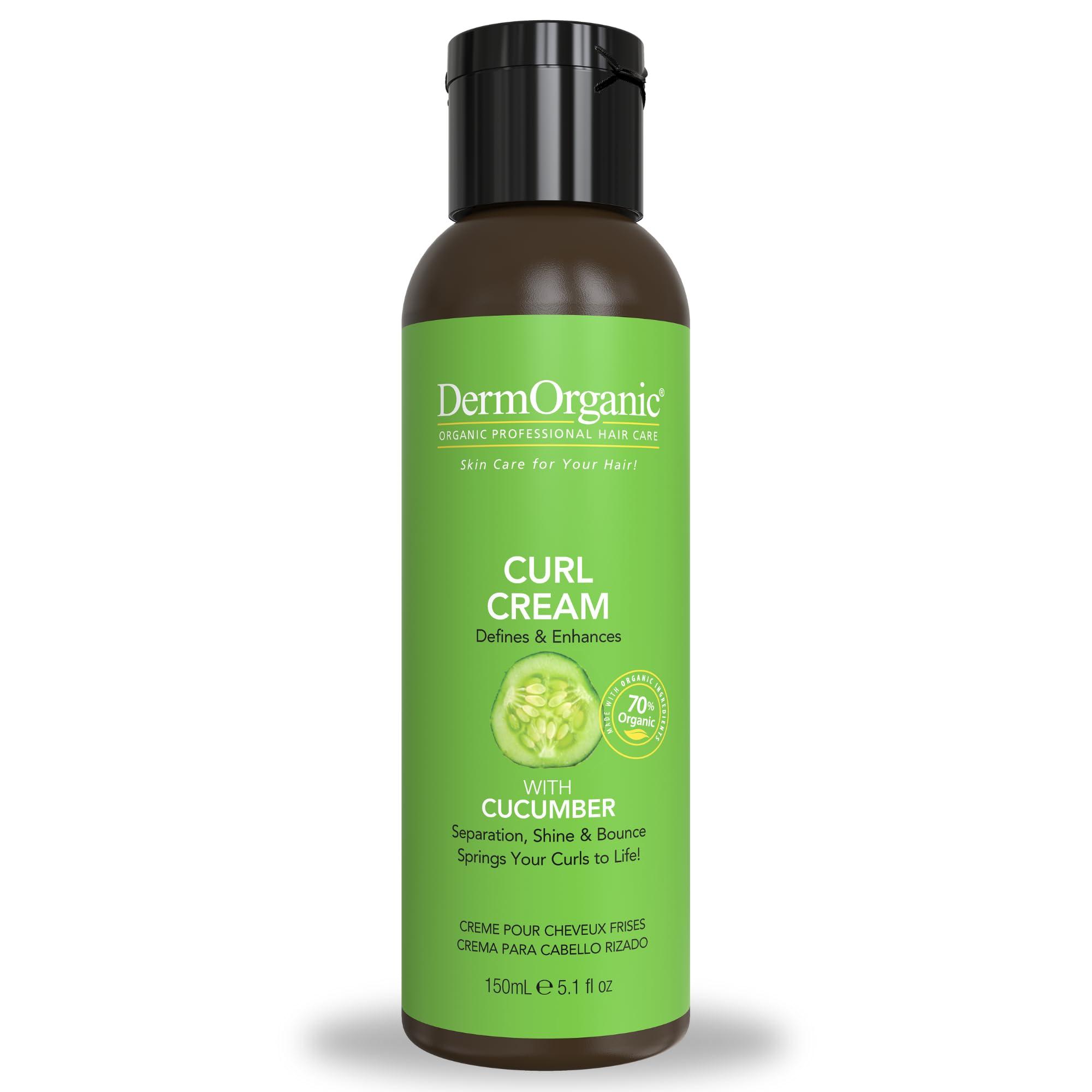 Creme Curl Dermorganic Separate &amp; Define 150 Ml Para Cabelos