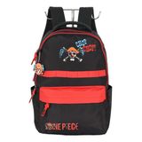 Mochila De Costas Juvenil One Piece Com Chaveiro