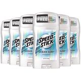 Desodorante Speed Stick Aderarm Para Homens Ocean Surf 90ml X6