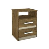 Mesa de Cabeceira Apolo Flex Castanho/Avelã - Moval