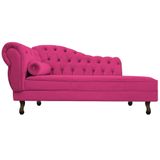Divã Recamier Diana Lado Direito 120 Cm Suede Adj Decor Pink