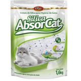 Areia Gatos Absorcat Sp Grão Médio 1,6kg Absorção Superior