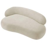 Divã Recamier Luxo Canadá 200cm Lado Direito Bouclé Adj Decor Bege