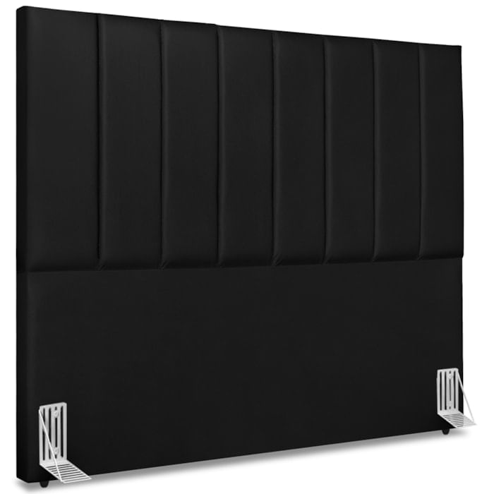Cabeceira Queen 160cm Allia Corano Preto Rm
