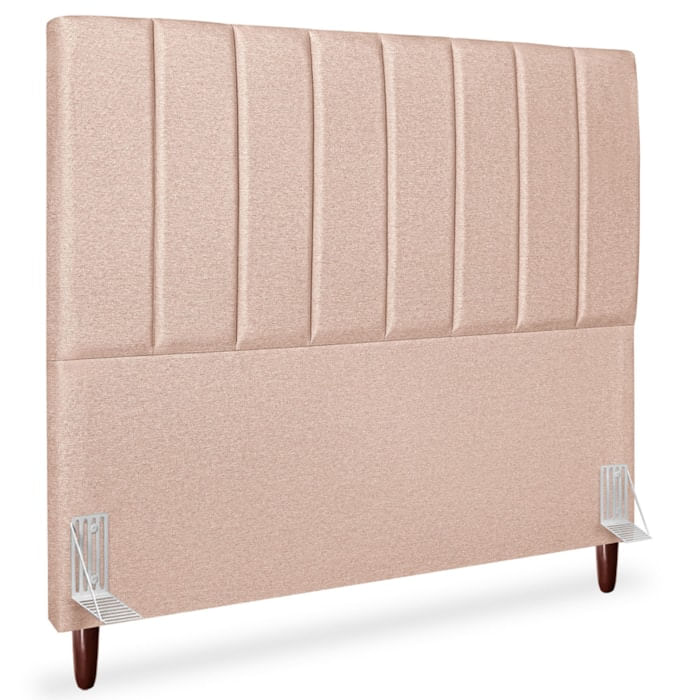Cabeceira Queen 160cm Arlla Linho Rose Rm