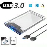 Hd Externo Portátil Usb 3.0 Case Transparente Oferta