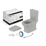 Kit Vaso Sanitário Com Caixa Acoplada E Assento Soft Close Boss Incepa Stone Fosco