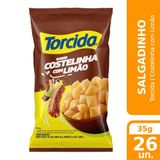 Salgadinho Torcida Costelinha Com Limão 35g - Embalagem Com 26 Unidades