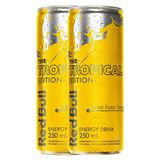 Energético Red Bull The Tropical Edition Sabor Frutas Tropicais 250ml | Kit Com Duas Unidades