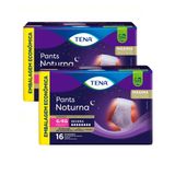 Roupa Íntima Tena Pants Noturna Tamanho G/eg 16 Unidades | Kit Com Duas Unidades