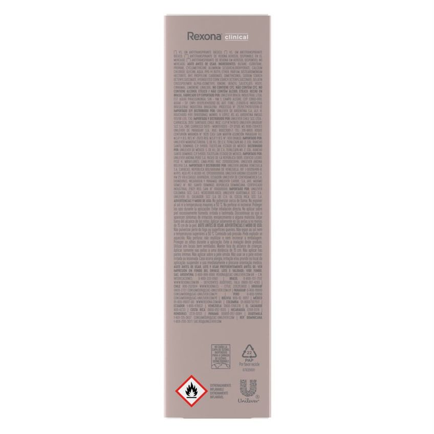 Desodorante Rexona Clinical Classic Aerosol Antitranspirante 96h 150ml - imagem 4