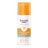 Eucerin Sun Oil Control Tinted Claro Fps 70 Protetor Solar Facial 50g