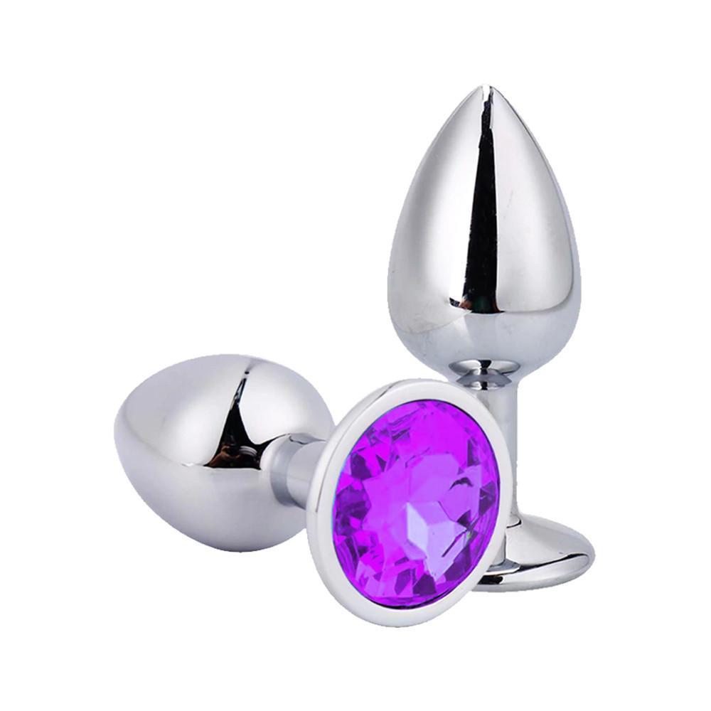 Plug Anal Joia Pequeno Com Pedra Em Cores Diversas - Carrefour