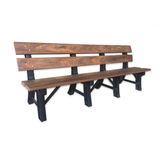 Banco de Jardim 200cm Madeira Plástica In Brasil Ipê