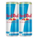 Energético Red Bull Sugarfree 250ml | Kit Com Duas Unidades