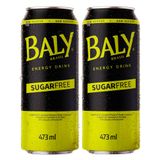 Kit 2 Energético Baly Sugarfree 473ml