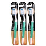 Kit 3 Escova Dental Média Johnson&#39;s Reach Access 40 Grande