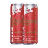 Energético Red Bull The Summer Edition Sabor Melancia 250ml | Kit Com Duas Unidades