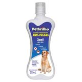 Shampoo E Condicionador Petbrilho Antipulgas 3 Em 1 - 500 Ml