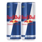 Energético Red Bull 250ml | Kit Com Duas Unidades
