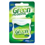 Fio Dental Green Menta 75m Com 1 Unidade