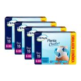 Fralda Descartável Tena Adulto Pants Confort Tamanho G/eg - 4 Pacotes Com 16 Fraldas - Total 64 Tiras