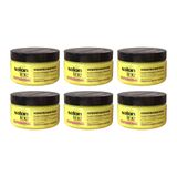 Pomada Capilar Salon Line Hair Food 195g - Kit Com 6un