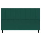 Cabeceira Decorativa Classic Para Cama King 195 Cm Suede Verde Suede