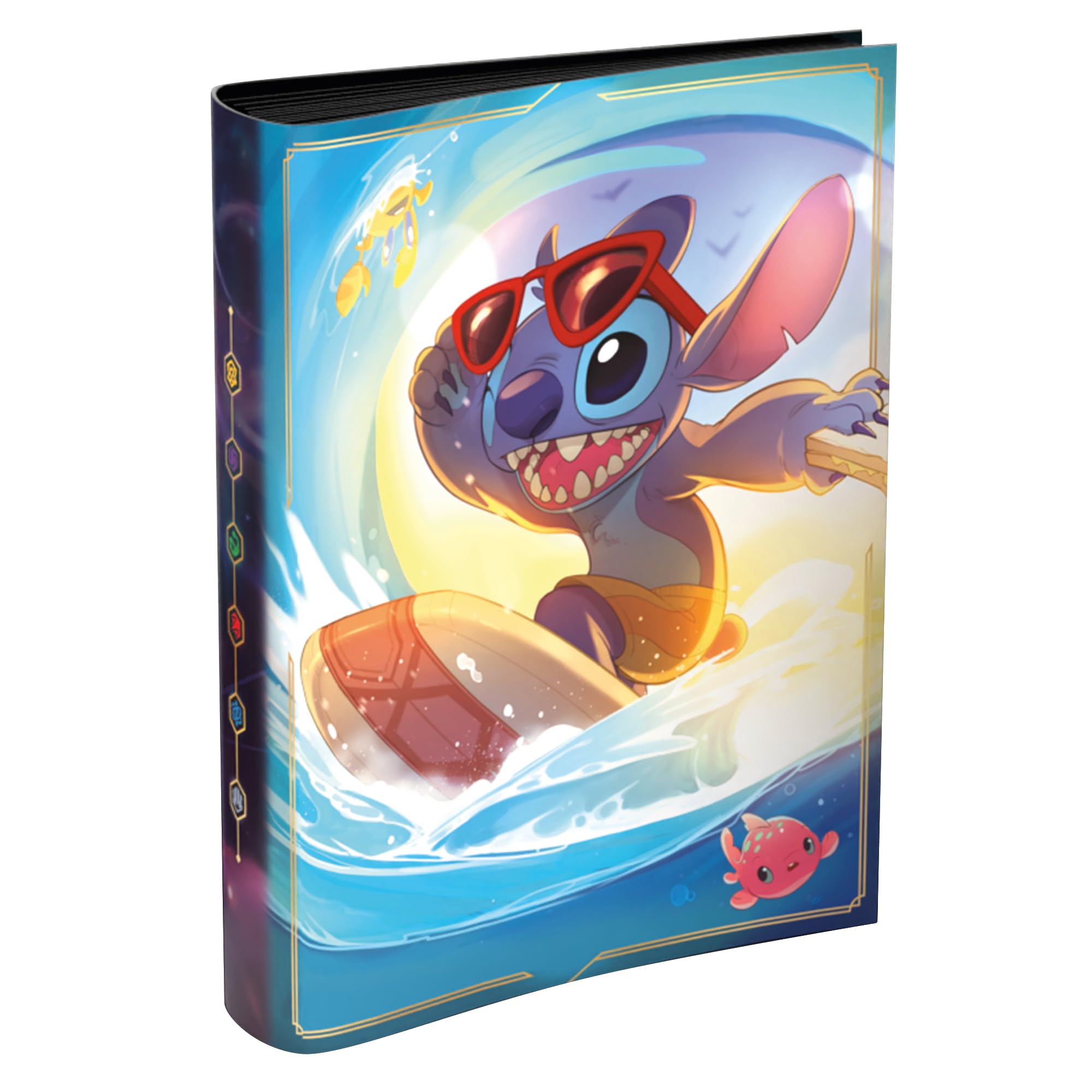 Portfólio Tcg Ravensburger Disney Lorcana Stitch Carefree Surfer