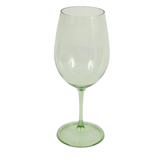 Taça Para Vinho Em Acrílico 650 Ml Verde Ky715