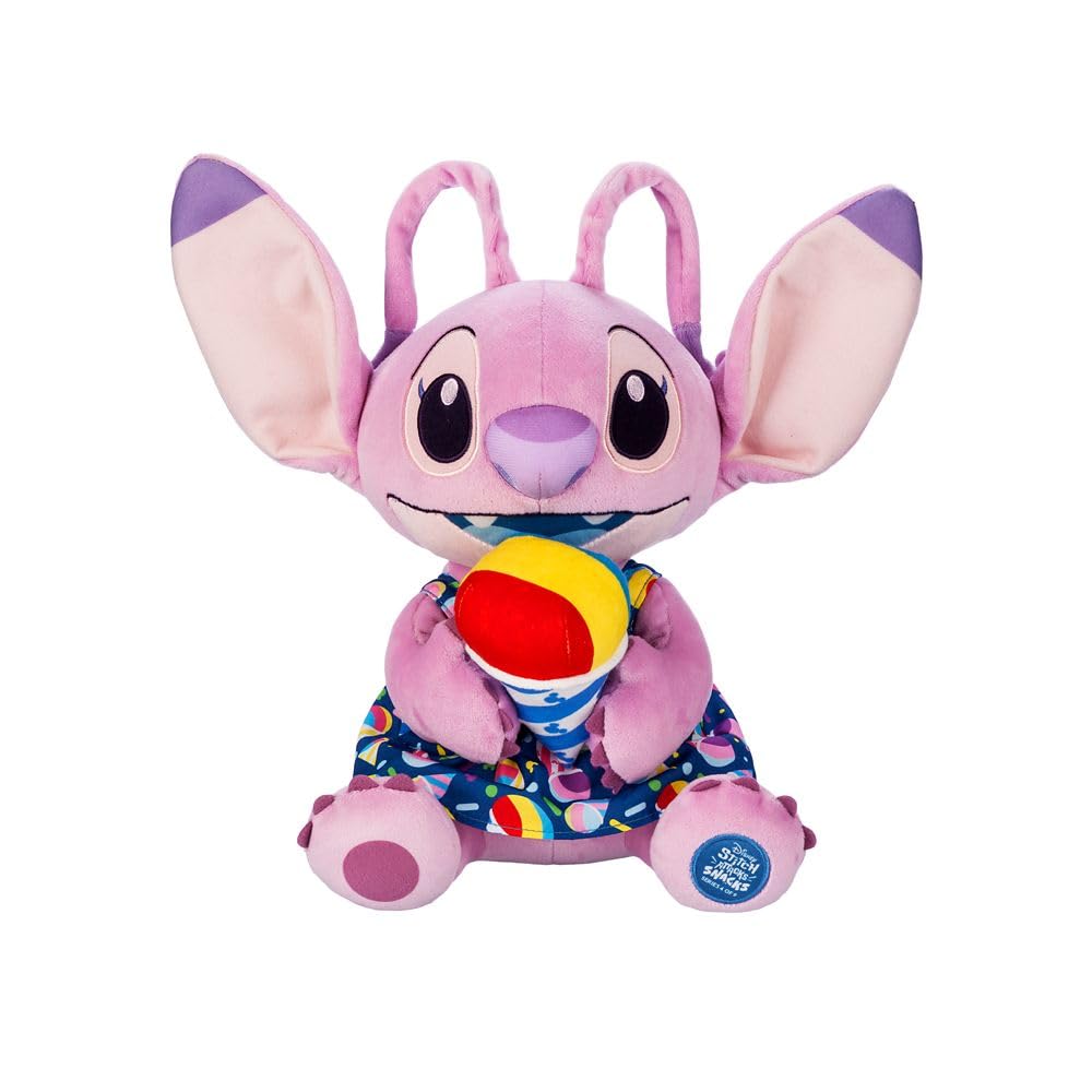 Brinquedo De Pelúcia Oficial Da Disney Store Stitch Attacks Snacks Angel