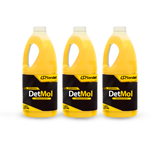 Kit 3 Shampoo Automotivo Det Mol Limpeza Pesada Sandet 1,9l
