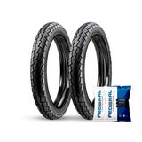 Kit 2 Pneus Ira Soho 60/100-17 Tt Biz 100/110/125+ 2 Câmaras