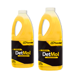 Kit 2 Shampoo Automotivo Det Mol Limpeza Pesada Sandet 1,9l