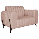 Poltrona Decorativa Zurique Suede Rosê