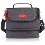 Bolsa Térmica C/ 2 Compartimentos Vibe Preto