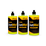 Kit 3 Shampoo Automotivo Det Mol Limpeza Pesada Sandet 1l