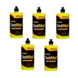 Kit 5 Shampoo Automotivo Det Mol Limpeza Pesada Sandet 1l
