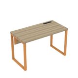 Plataforma Unica 1215x600 Pupb1215/60pe40tub Noce Naturalle/laranja