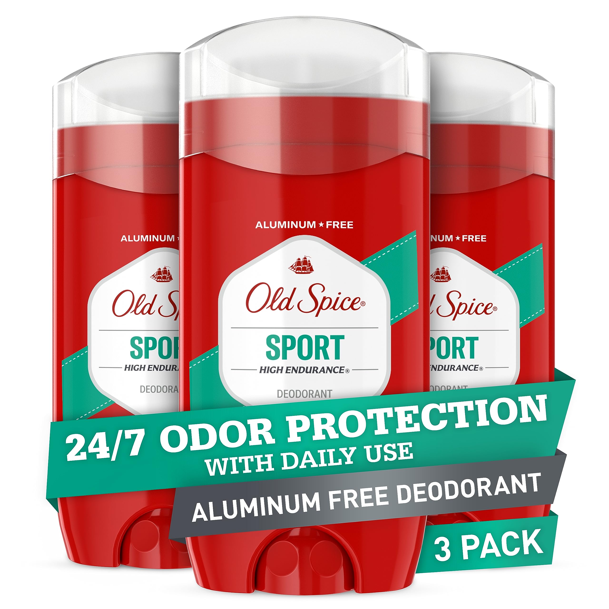 Desodorante Old Spice High Endurance Sport 24/7 Odor 90ml X3