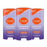 Desodorante Lume Whole Body Smooth Solid Stick 72h 75ml X3