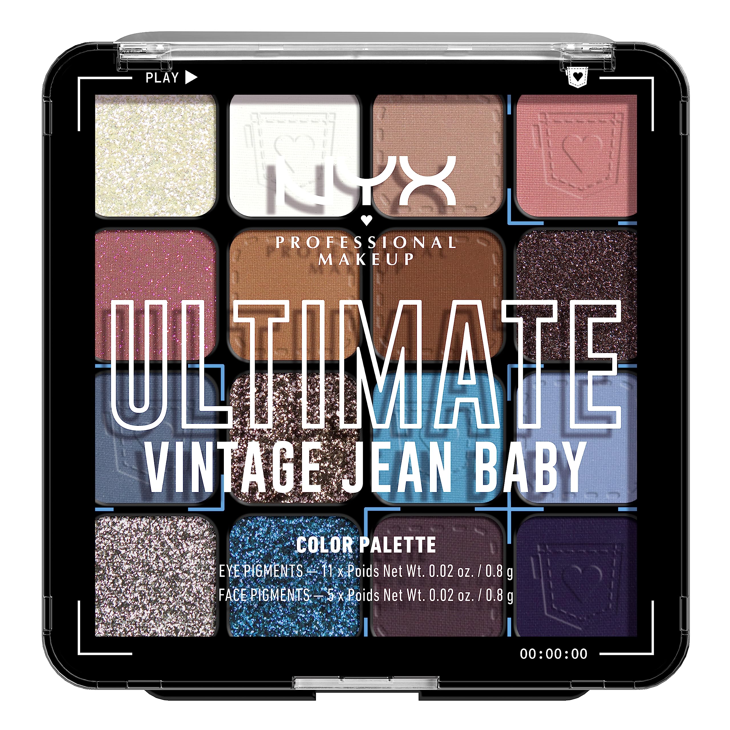 Paleta De Sombras Nyx Professional Makeup Ultimate Shadow