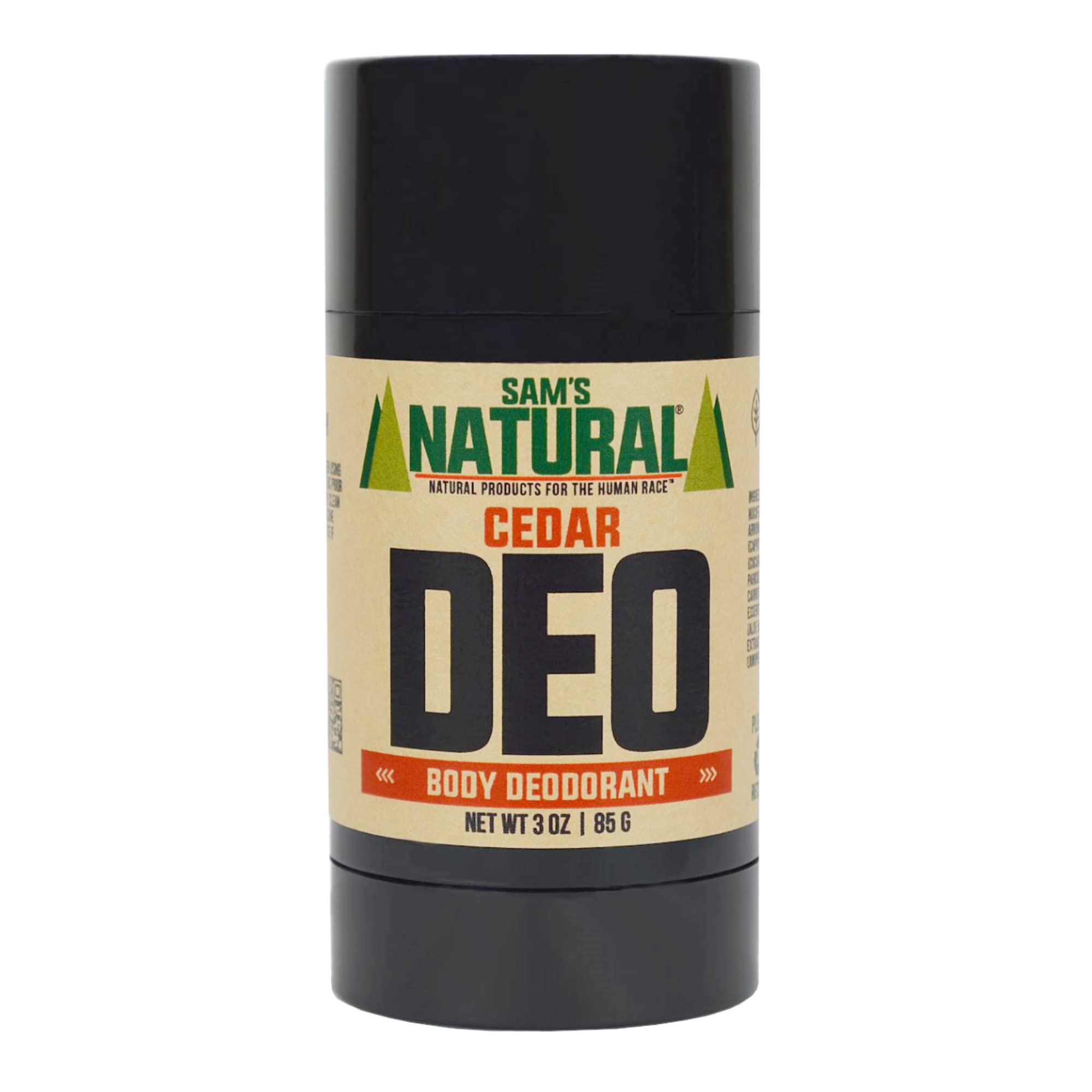 Desodorante Sam's Natural Cedro Sem Alumínio 90ml