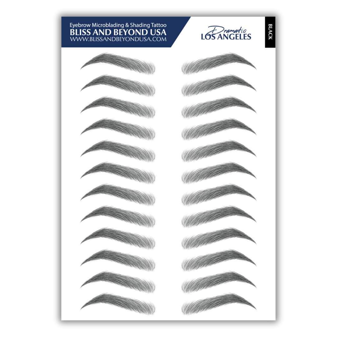 Microblading &amp; Shading Tattoo Bliss And Beyond Dramatic Black