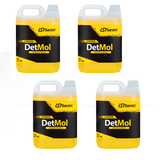 Kit 4 Shampoo Automotivo Det Mol Limpeza Pesada Sandet 5l