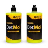 Kit 2 Shampoo Automotivo Det Mol Limpeza Pesada Sandet 1l